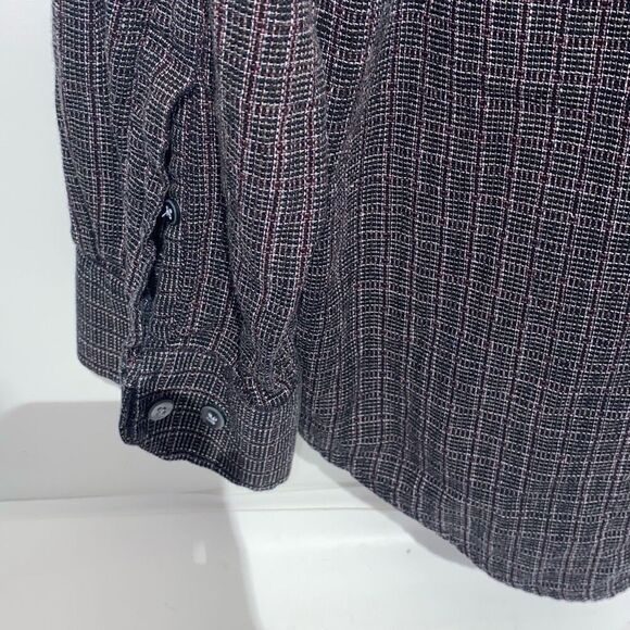 Joe Joseph Abboud Men's Plaid 100% Cotton Long Sleeve Button Up Shirt Size XXL - Picture 8 of 9